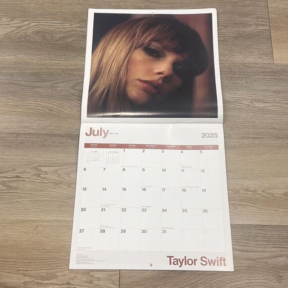 Taylor Swift Official 2025 12"x24" Square Wall Calendar - Picture 4 of 9
